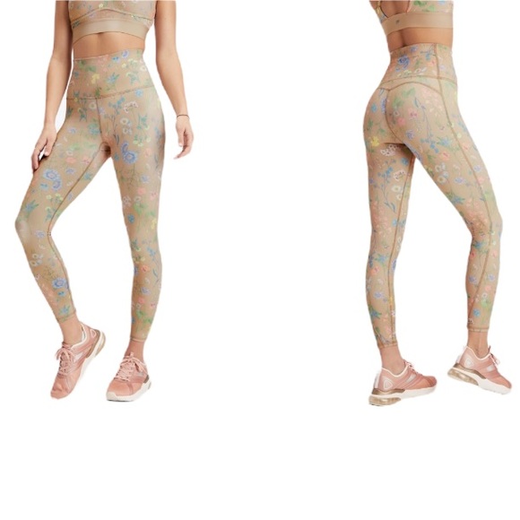 Fabletics Pants - Fabletics Leggings PureLux Ultra High Waist Cropped Leggings Saguaro Floral XS